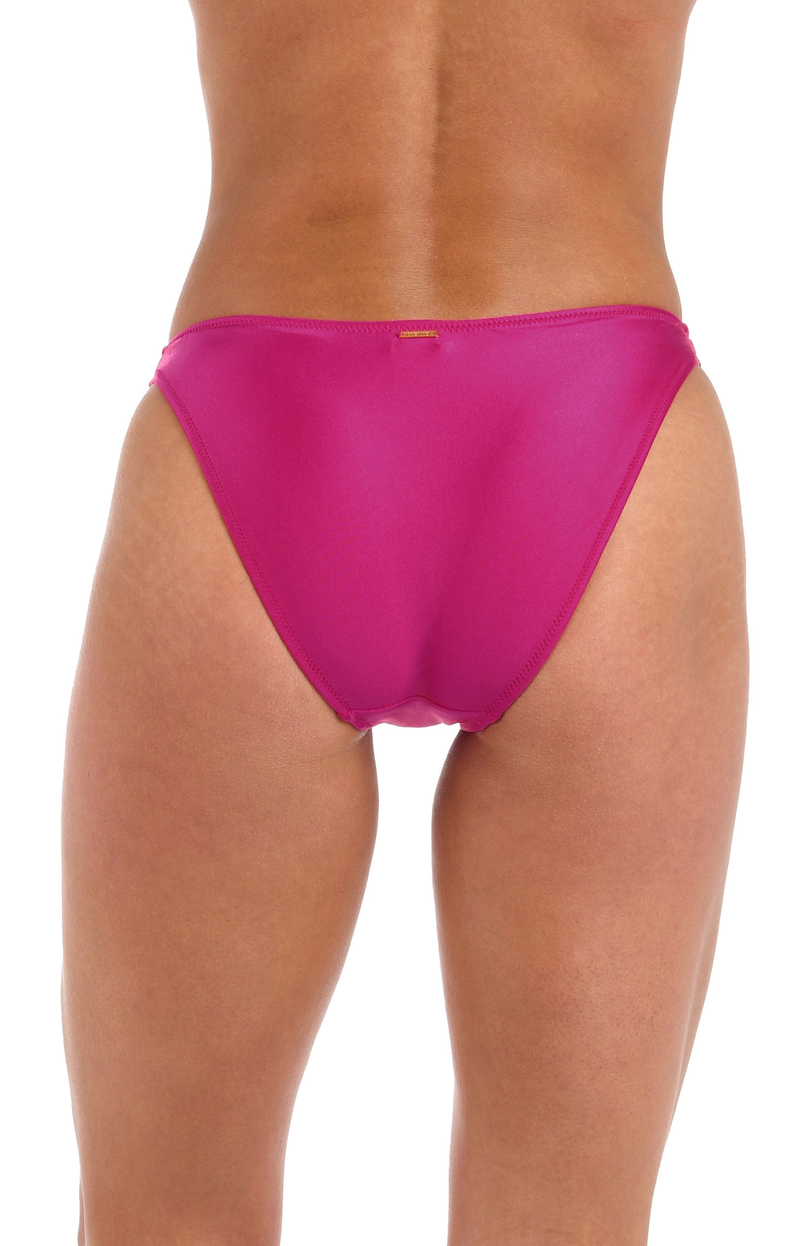 L'AGENCE Jean Bikini Bottoms in Fuchsia at Nordstrom - 2
