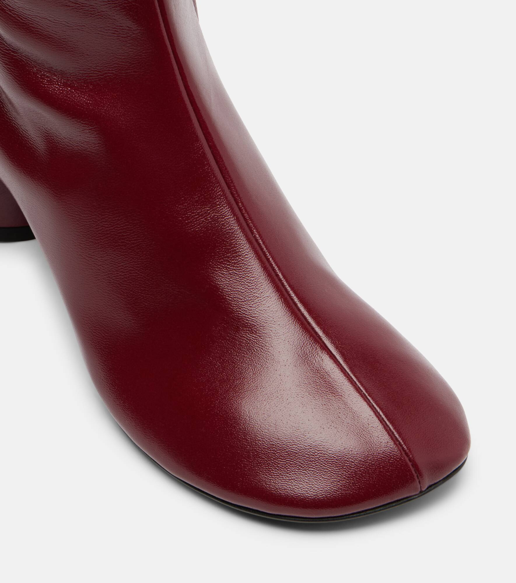 Glove leather ankle boots - 5