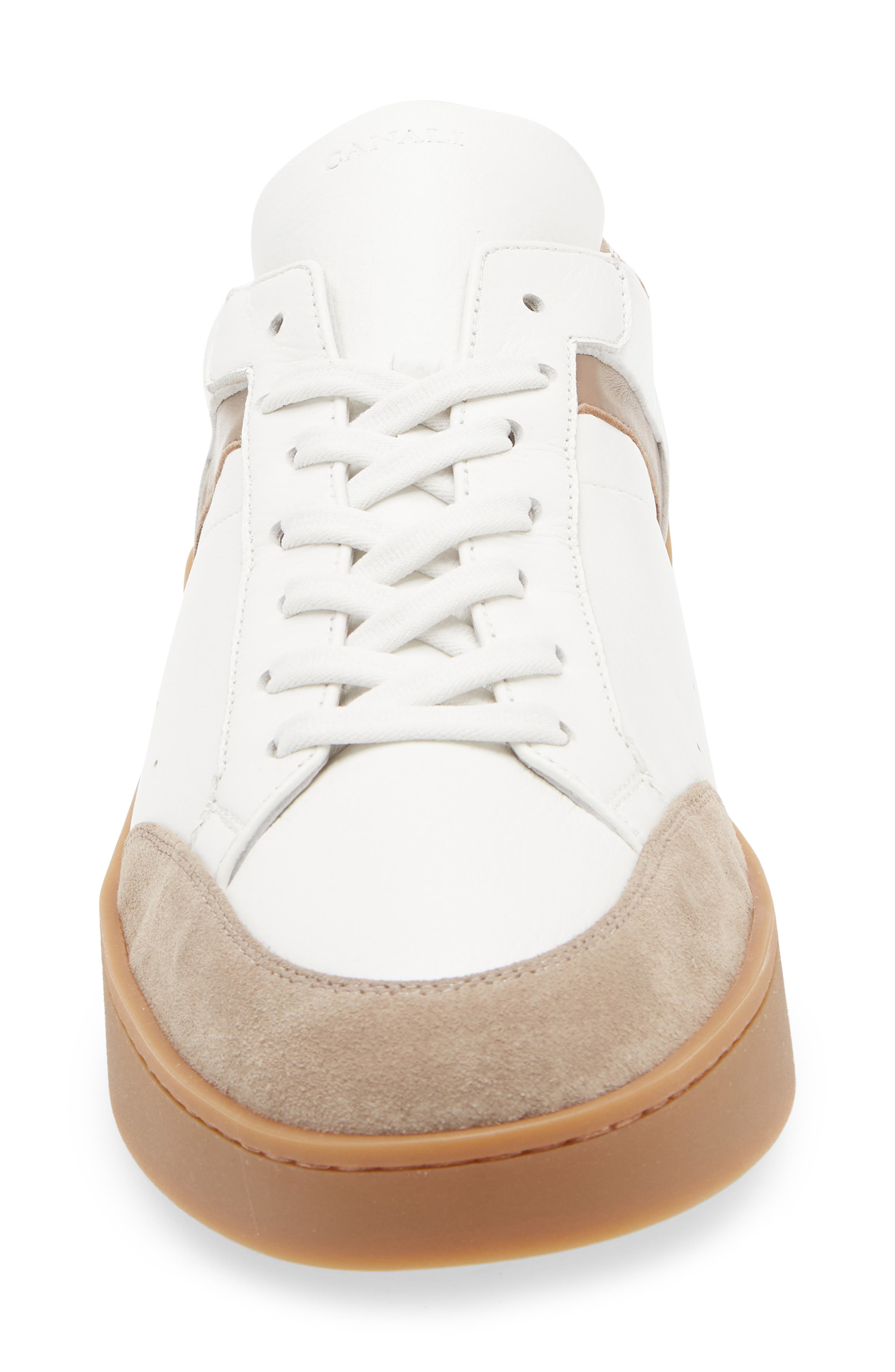 Canali Easy On Low Top Sneaker in White at Nordstrom - 4