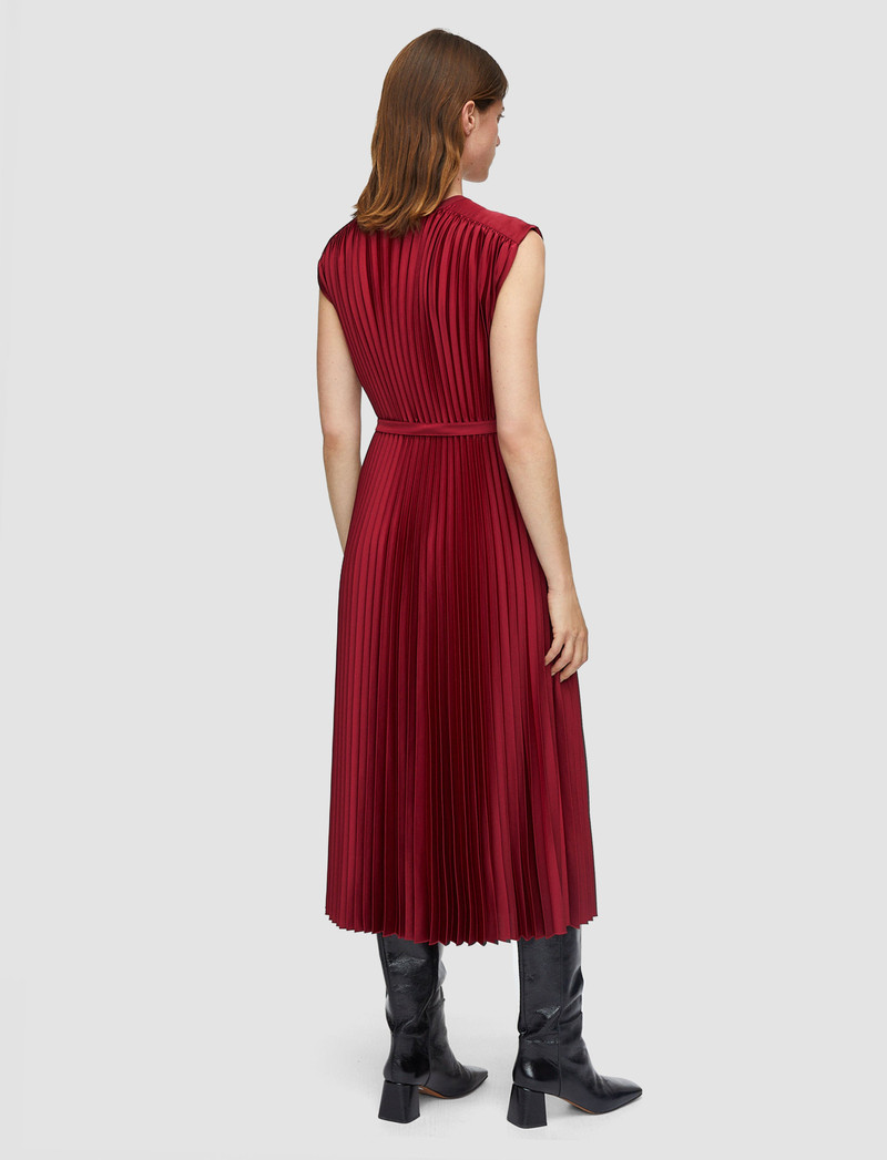 JOSEPH Volta Knit Weave Plissé Dress outlook