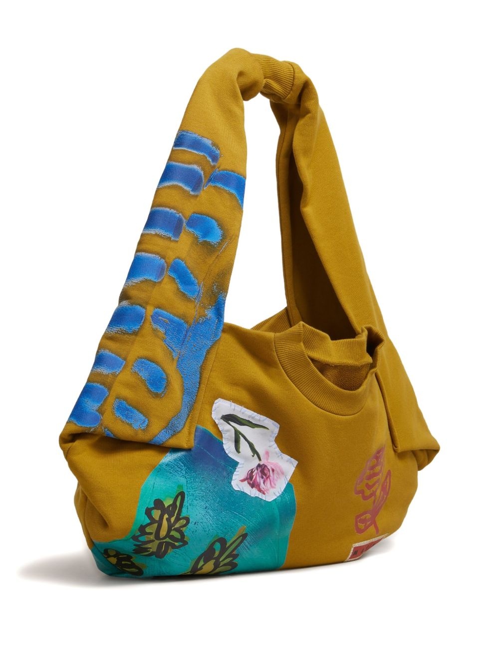 floral-motif tote bag - 4