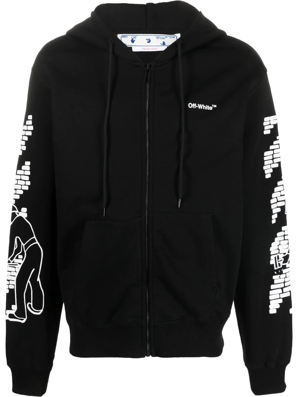 graphic-print hoodie - 1