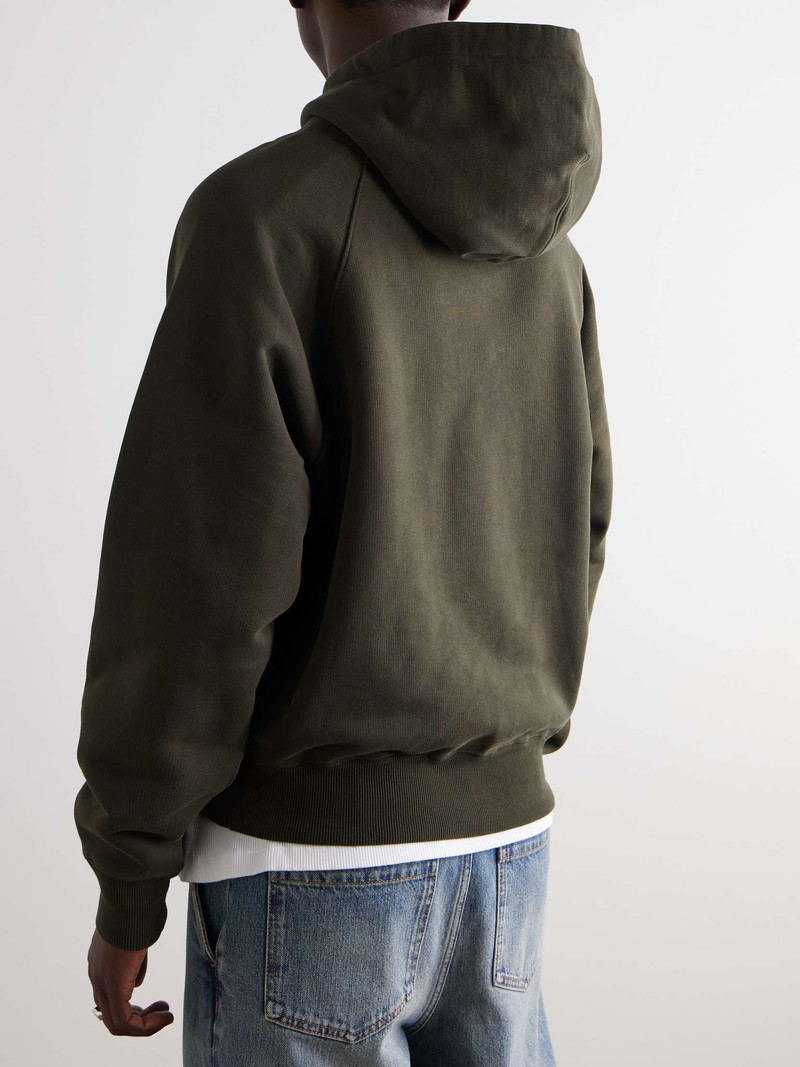 Logo-Embroidered Stretch Organic Cotton-Jersey Hoodie 3