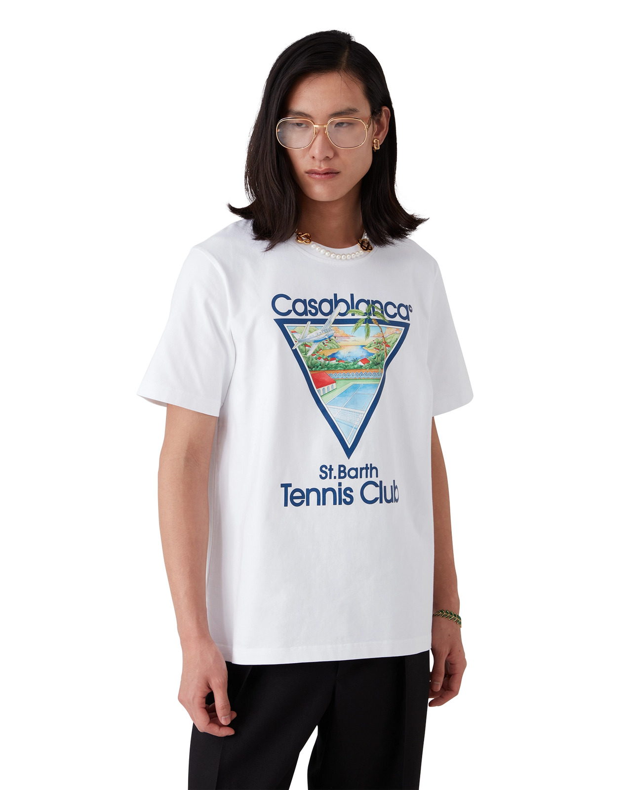 Tennis Club Icon T-Shirt | Casablanca Paris - 4