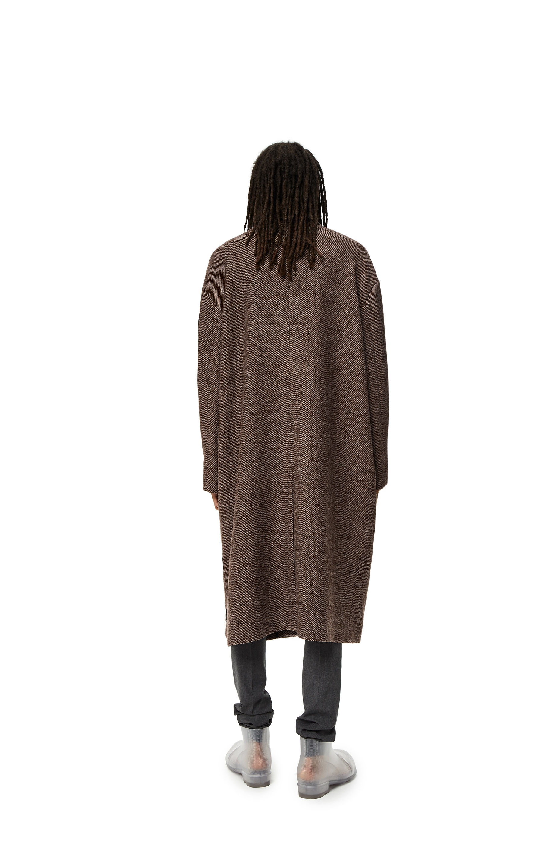 Sinkhole embellished coat in wool - 3