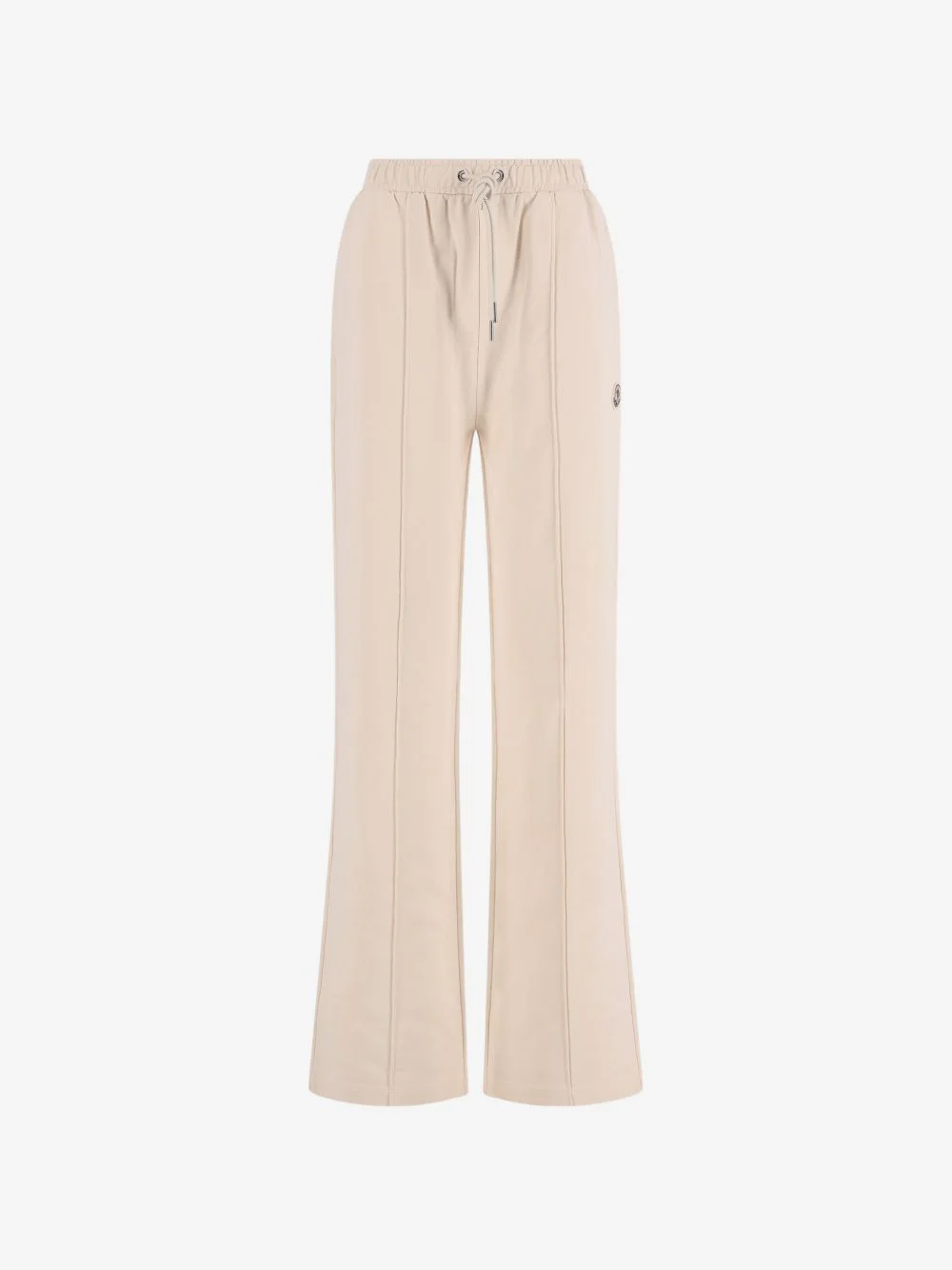 drawstring-waist flared trousers - 1