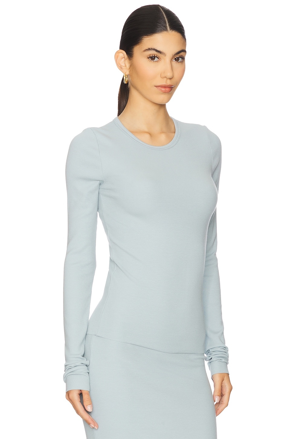 Long Sleeve Fitted Top - 2