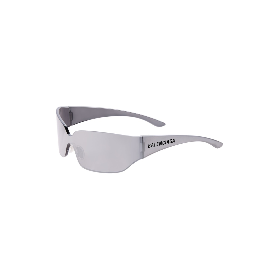 サングラス Balenciaga Mono Square Silver Acetate Sunglasses Balenciaga Silver Acetate Mono Rectangle Sunglasses Balenciaga