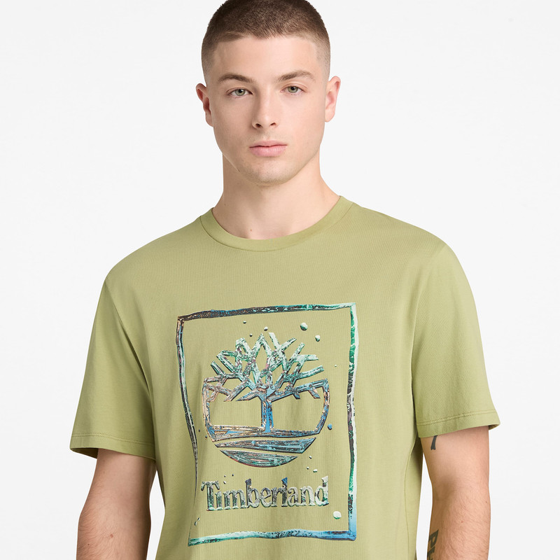 Men's Water Graphic Logo Short-Sleeve T-Shirt 8