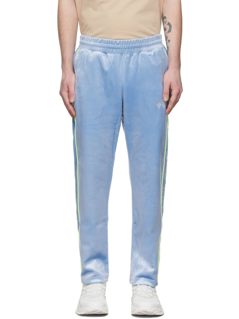 Blue Velvet Lounge Pants 1