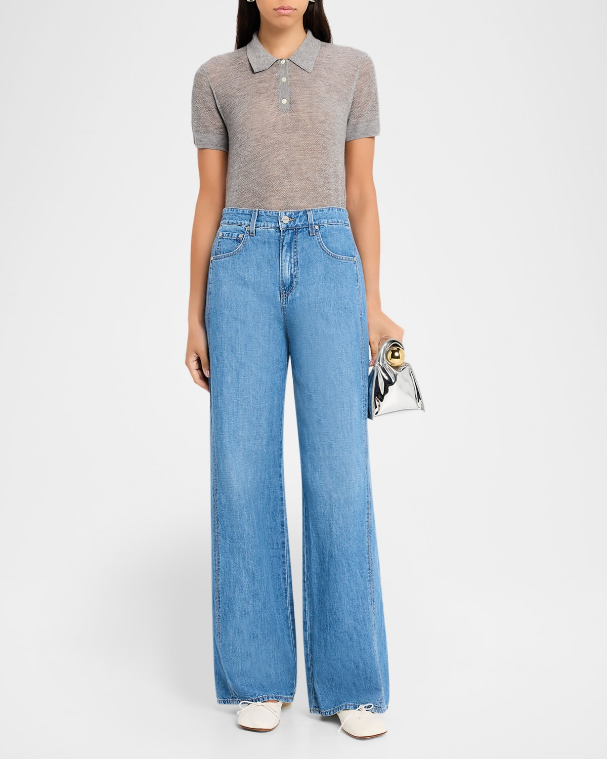 Gauze Cashmere Polo - 2