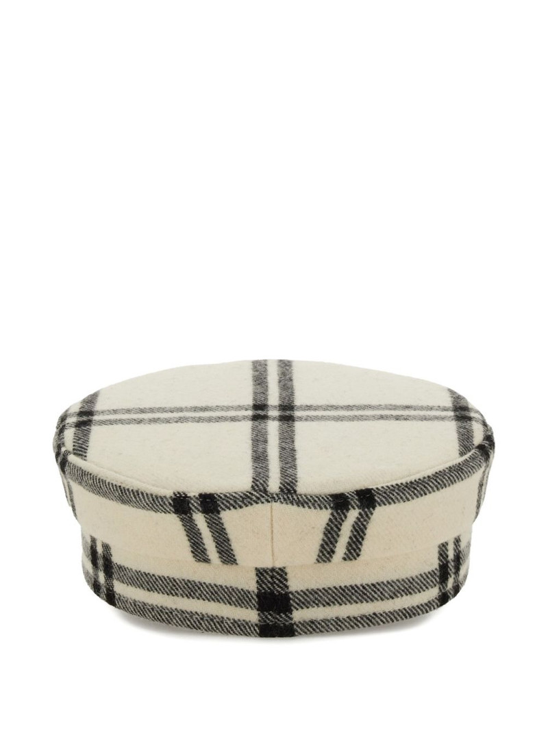 RUSLAN BAGINSKIY checked peaked hat outlook