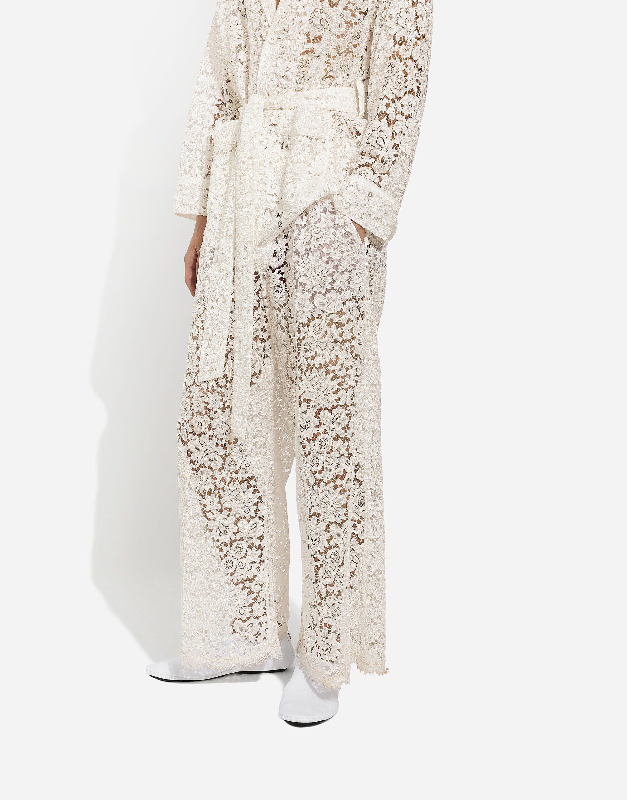 Tailored lace pants - 4