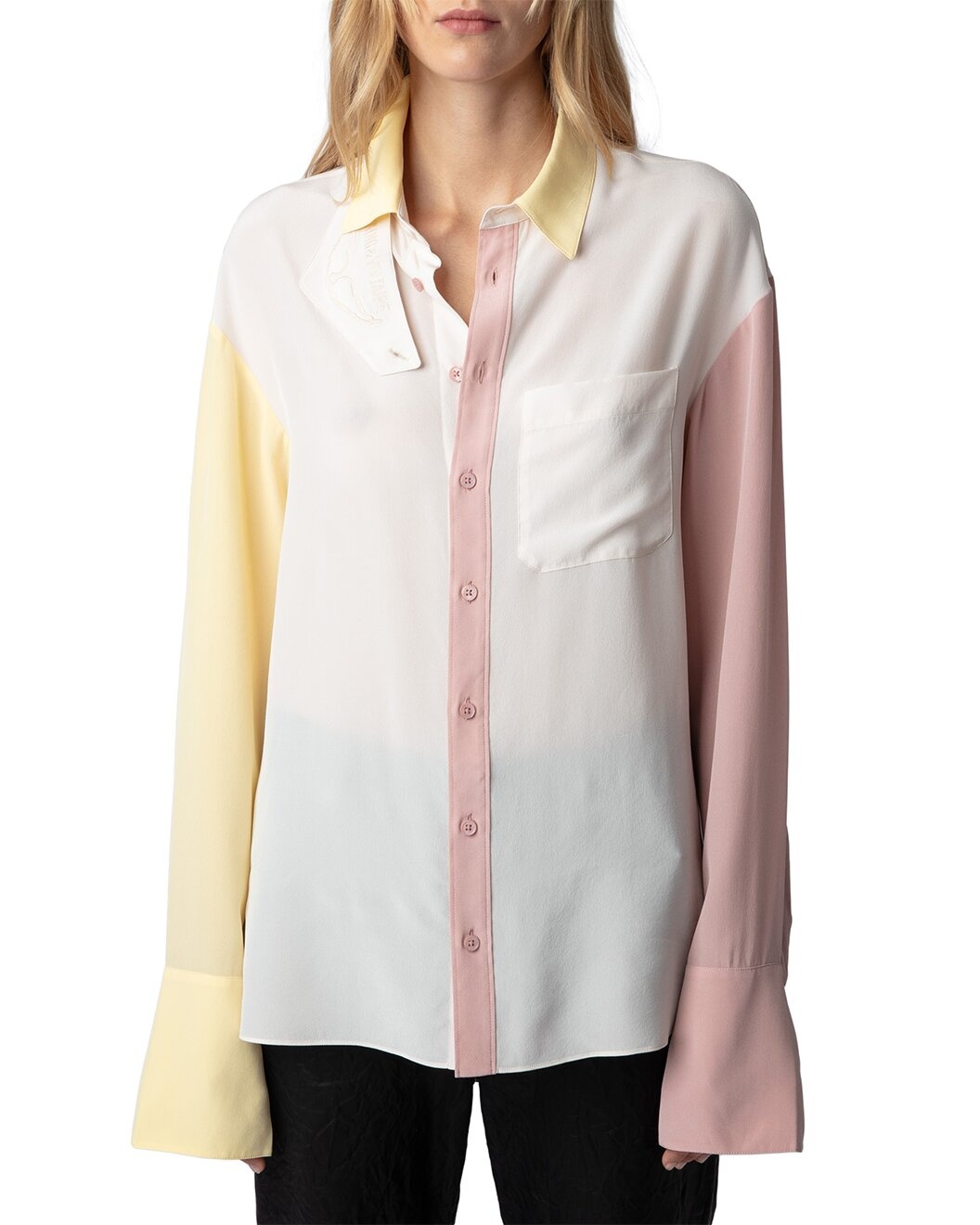 Zadig & Voltaire Tyrone CDC Color Silk Shirt - 1