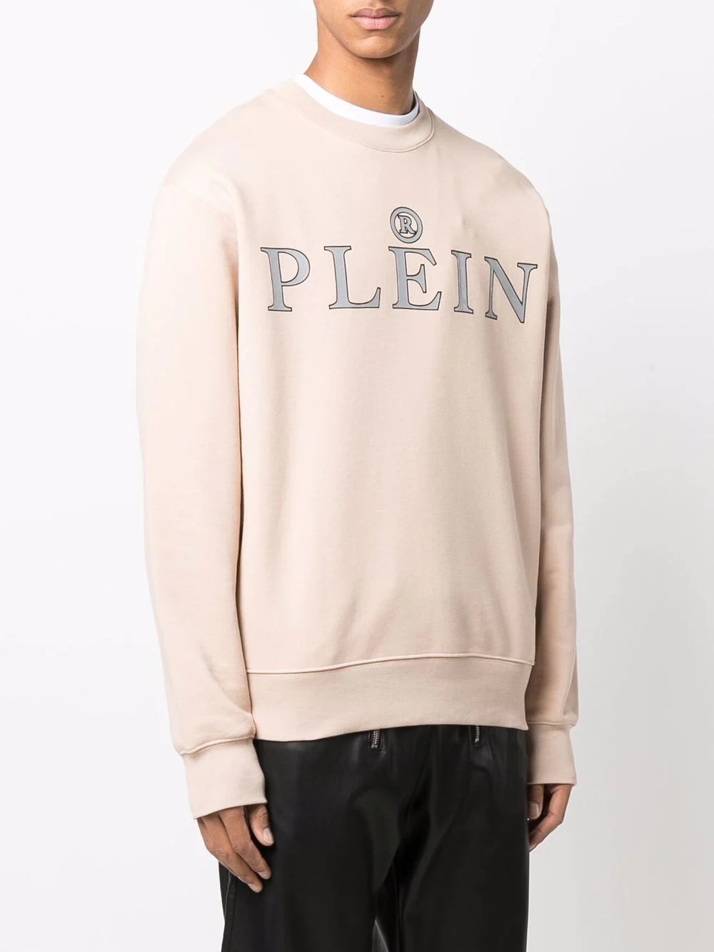 logo crew-neck sweatshirt - 4