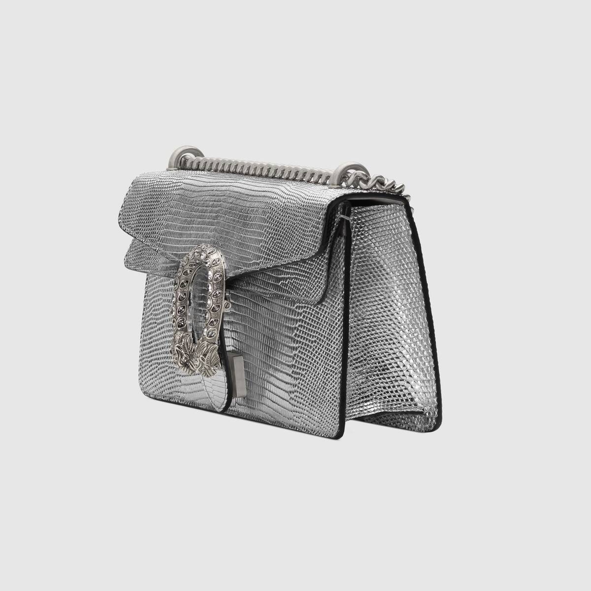 Dionysus metallic lizard small shoulder bag - 2