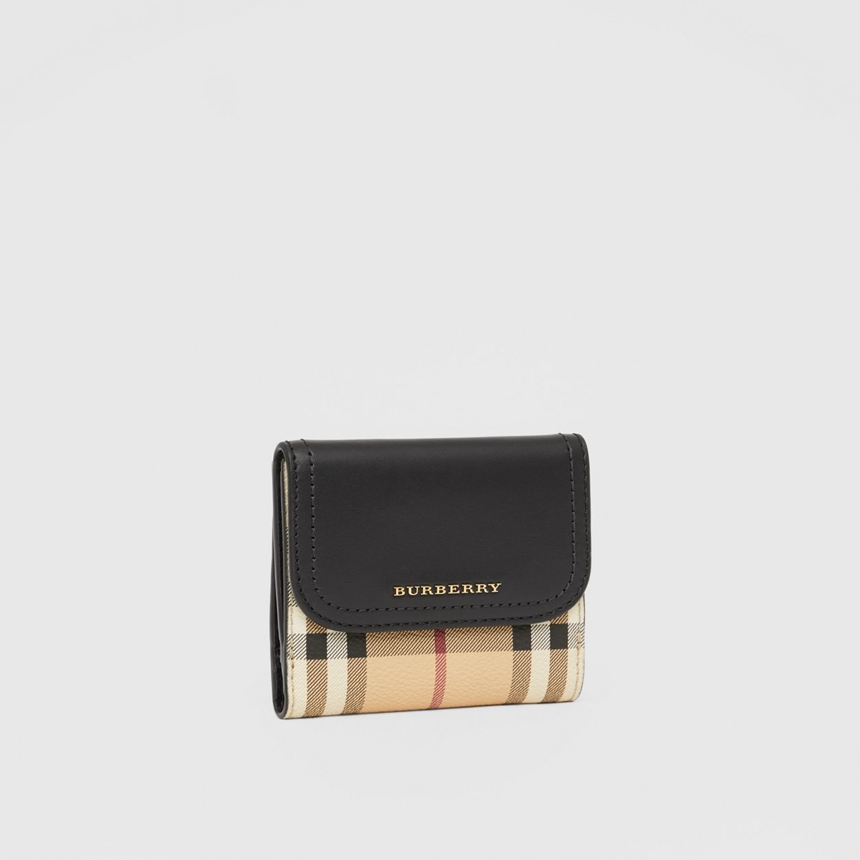 Haymarket Check E-canvas and Leather Wallet - 4