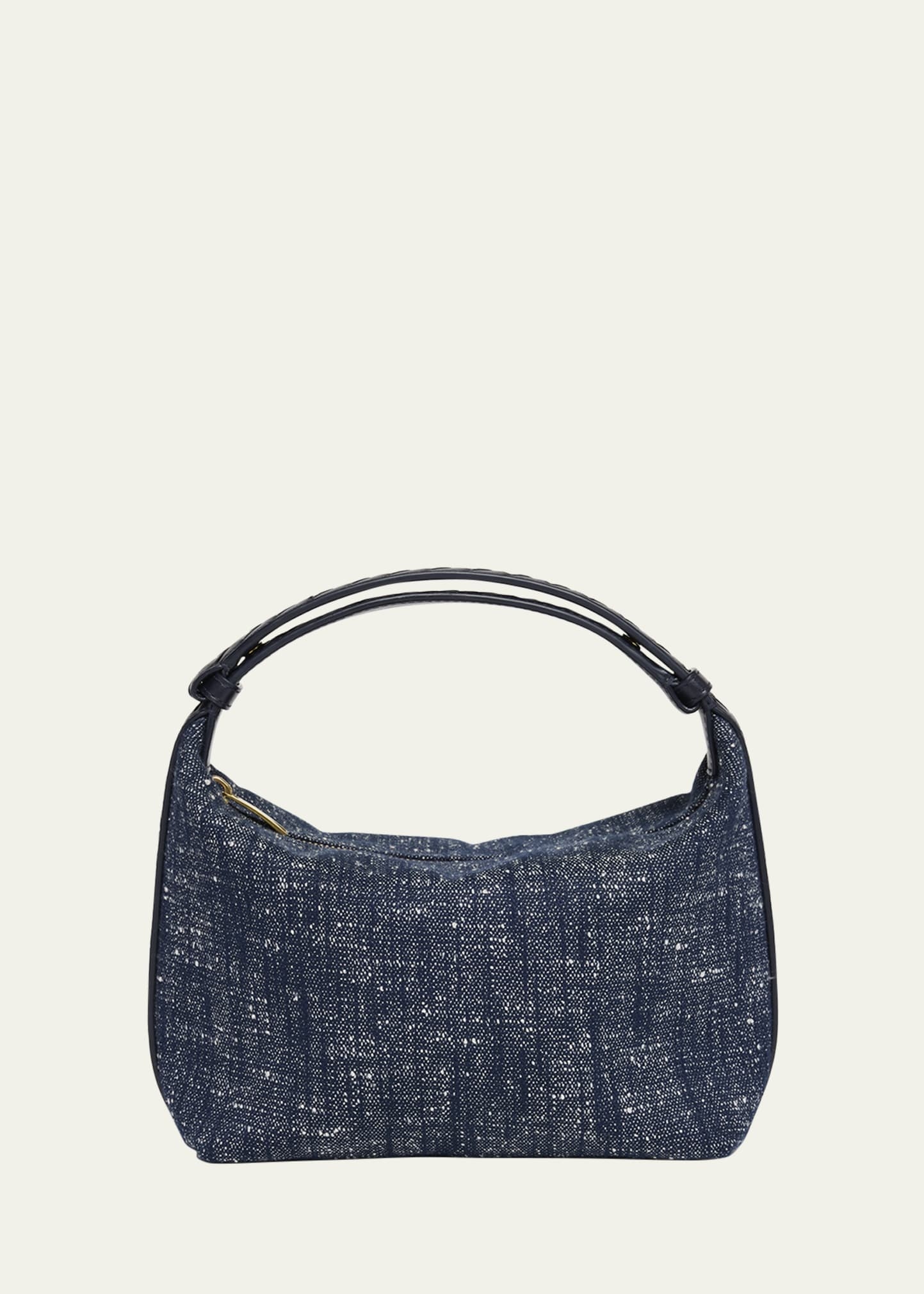 Mini Wallace Denim Boucle Shoulder Bag - 1
