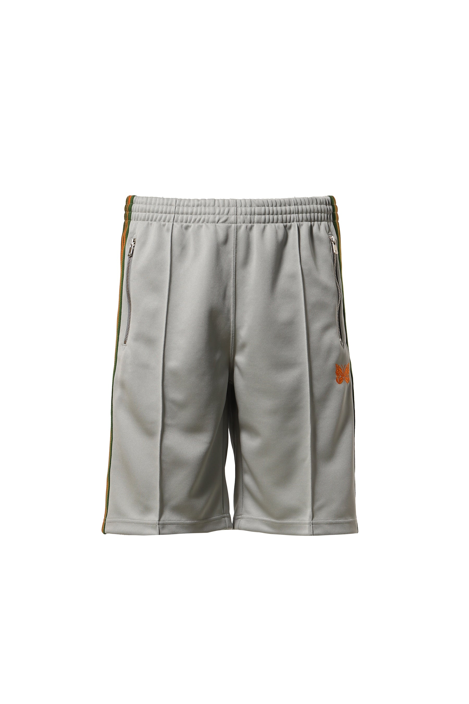 NEEDLES TRACK SHORT - POLY SMOOTH(EXCLUSIVE) / GRY | REVERSIBLE