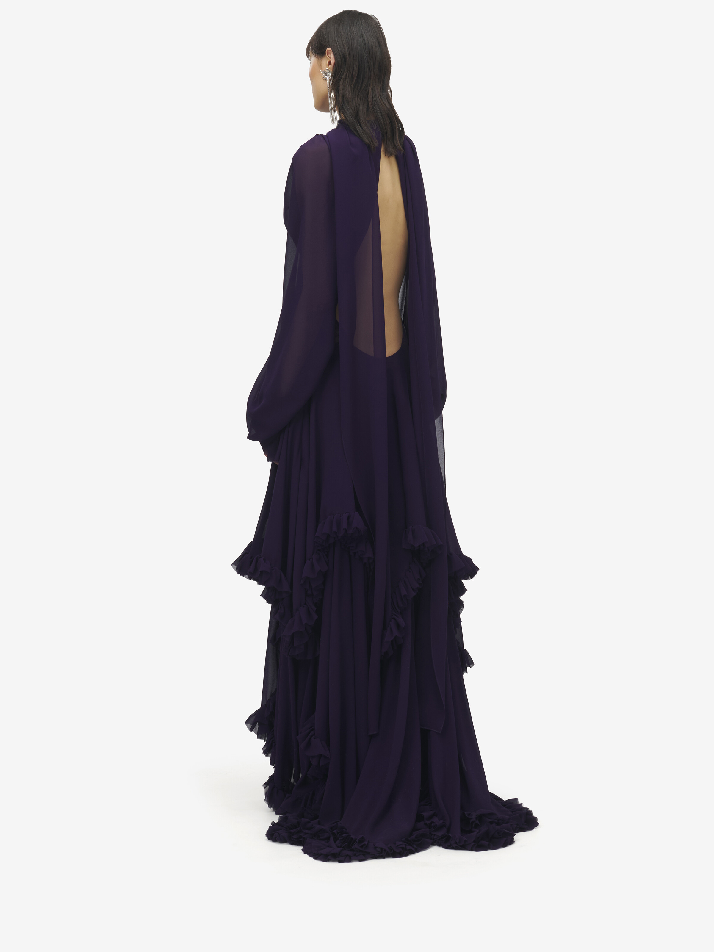 Draped Evening Dress - 4