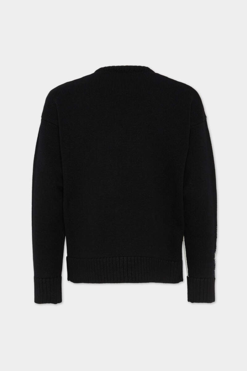 FAKE STITCH D2 KNIT SWEATER - 2