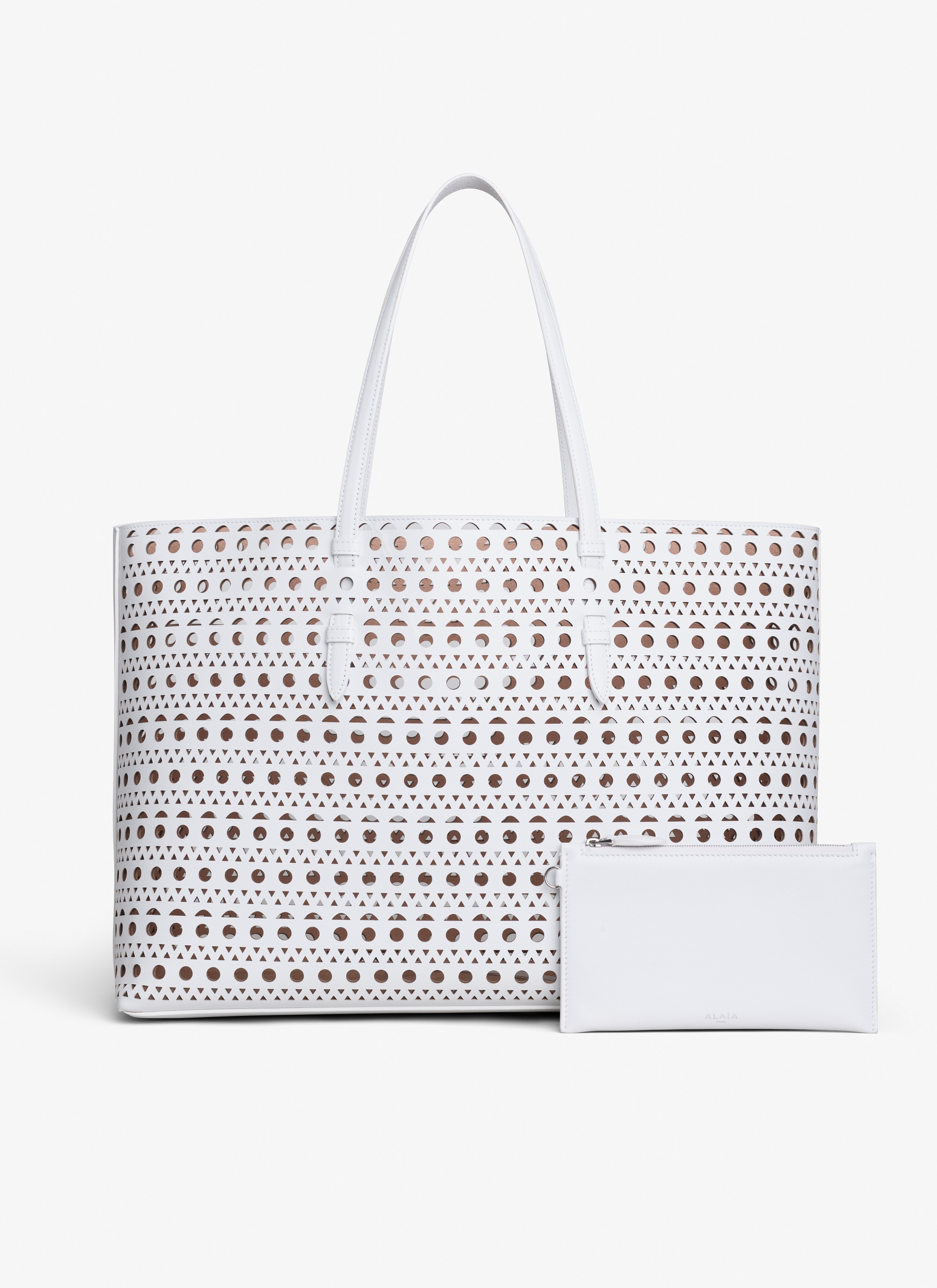 MINA 44 BAG IN OPTICAL PERFO LUX CALFSKIN - 3