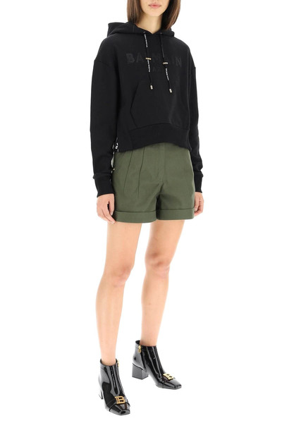 Balmain CANVAS SHORTS WITH BELT outlook