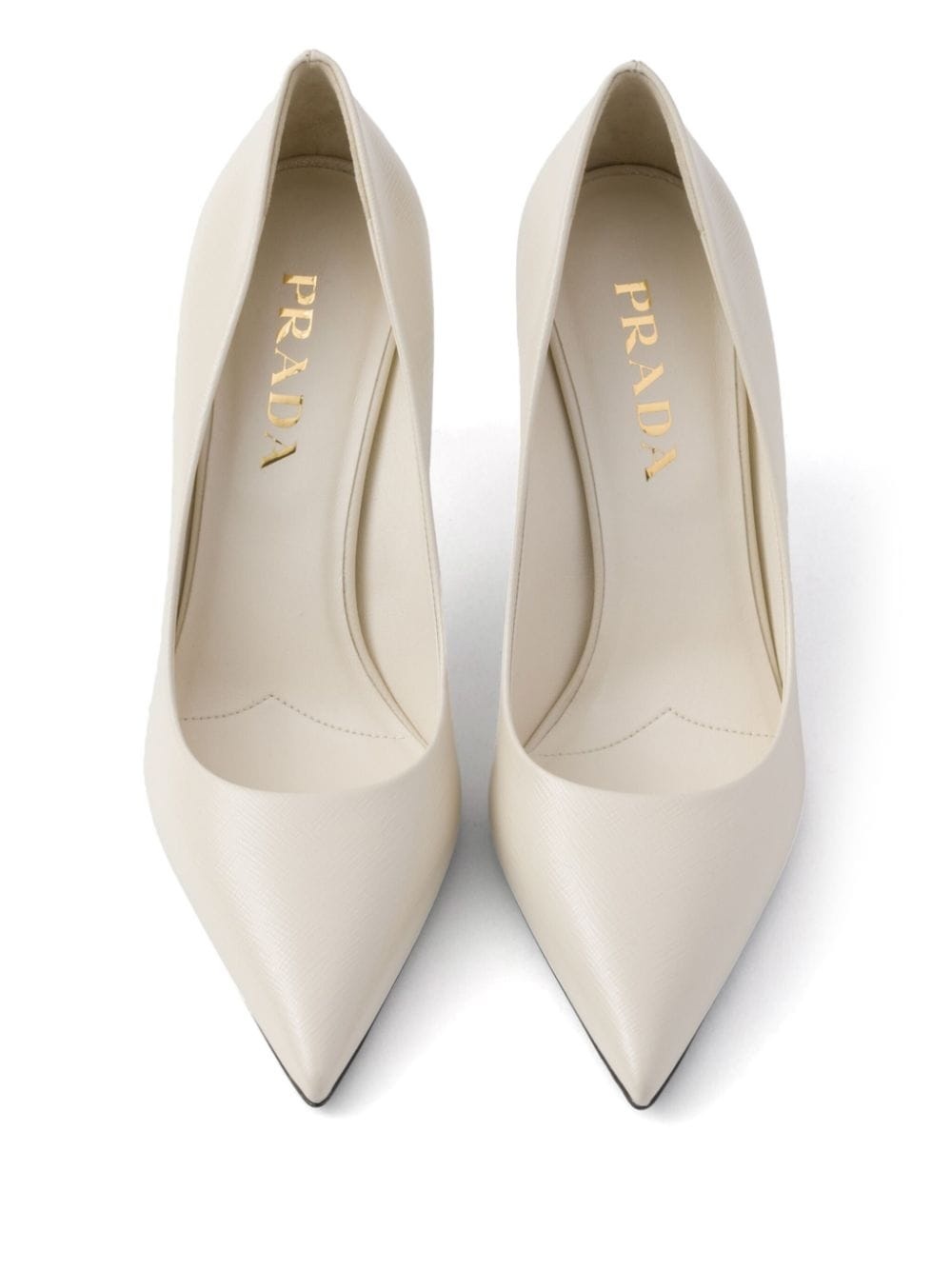 85mm Saffiano leather pumps - 4