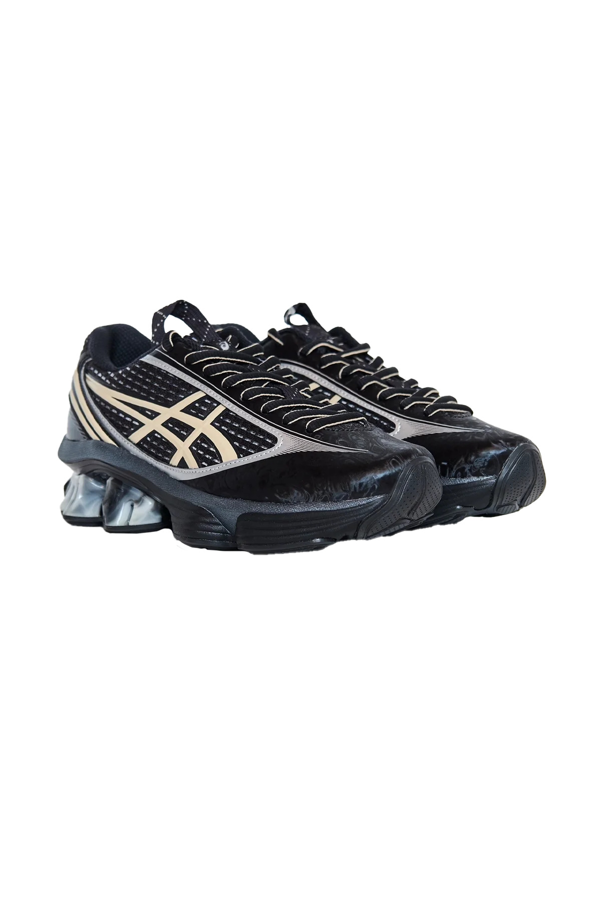 Asics Kiko Curation US6-S Gel-Kinetic Fluent Sneaker Black/Vanilla - 2