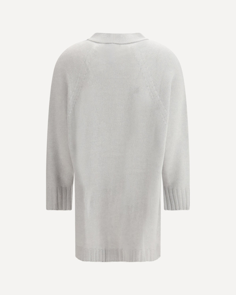 FABIANA FILIPPI Cardigan in fine knit with a V-neckline outlook