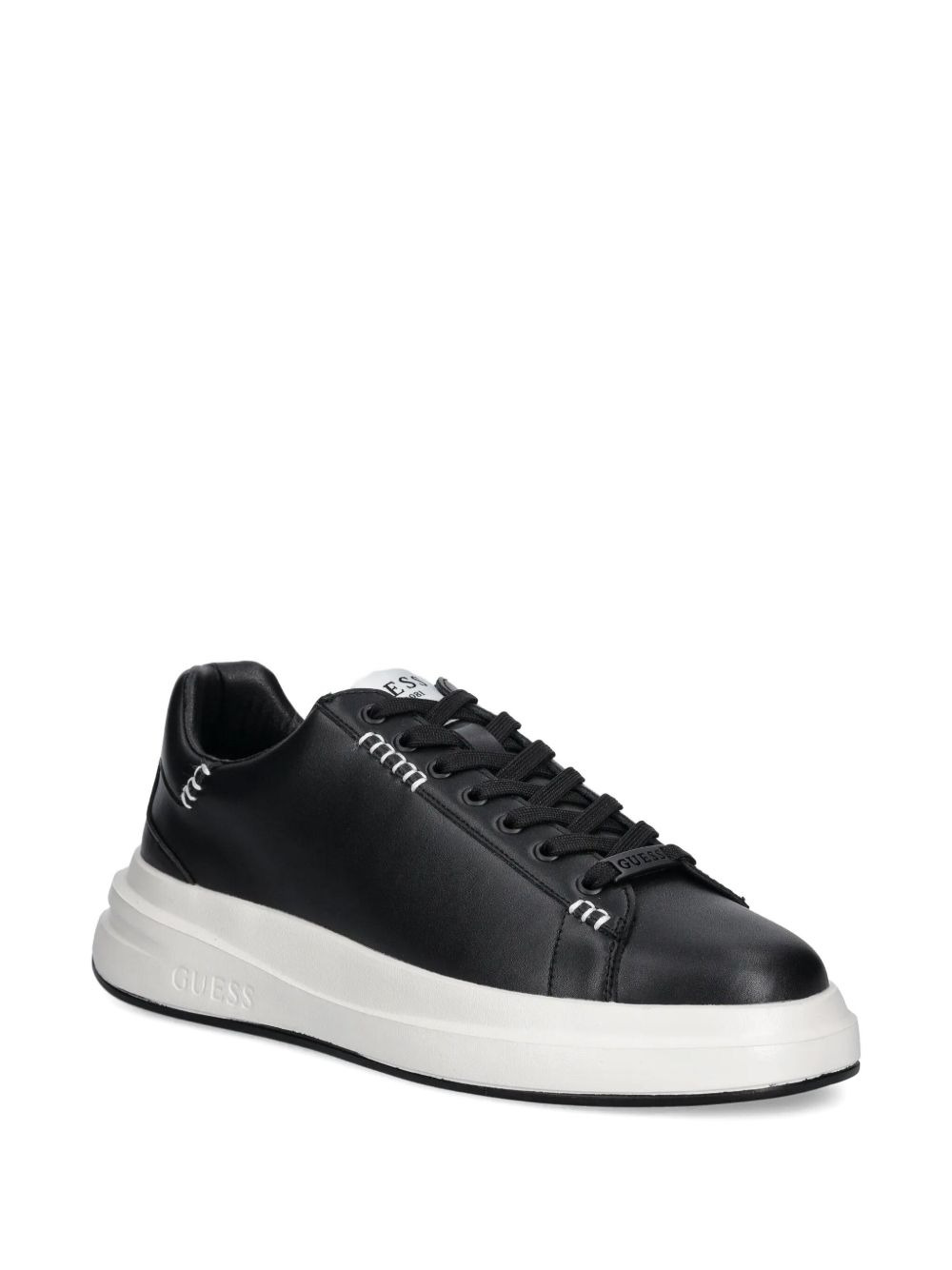 stitched-detail platform sneakers - 2
