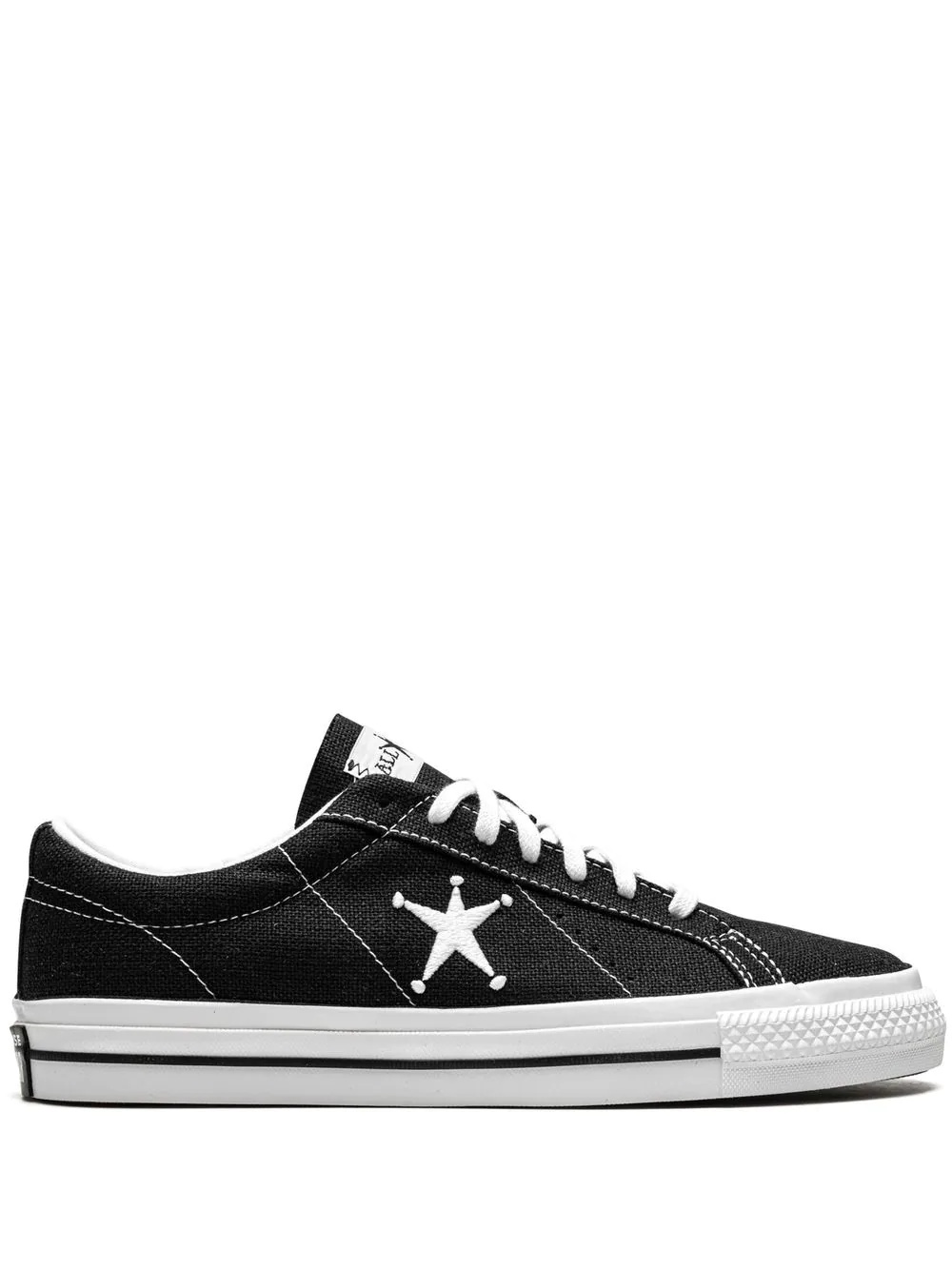 x Stüssy One Star OX Low "Black/White" sneakers - 1