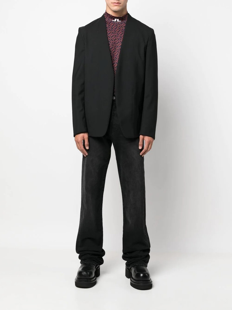 VETEMENTS dark-wash bootcut  jeans outlook