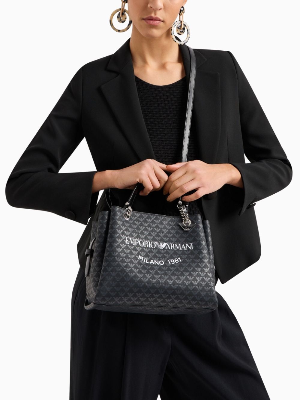 Milano 1981 logo-print tote bag - 2