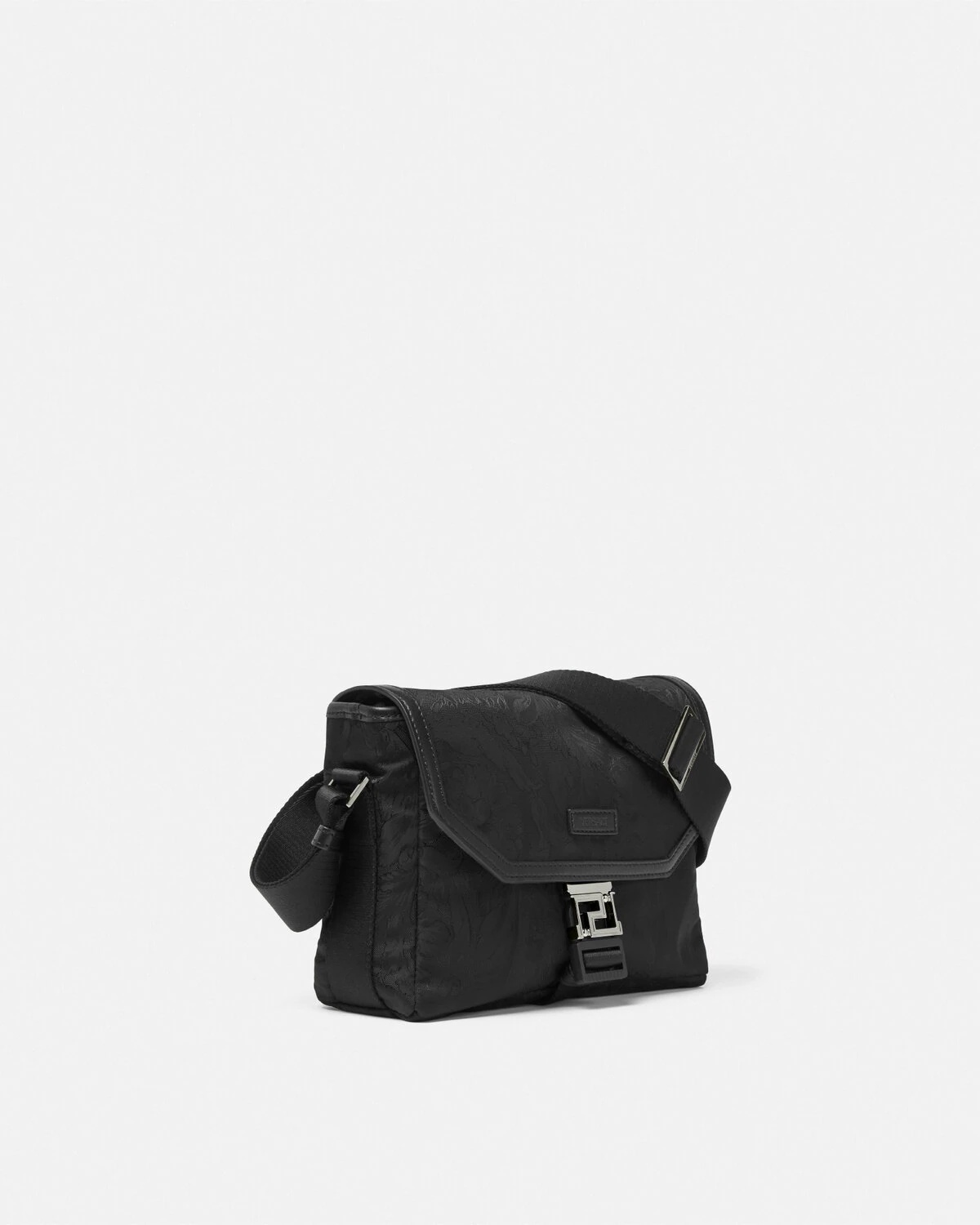 VERSACE Neo Nylon Jacquard Messenger Bag | REVERSIBLE
