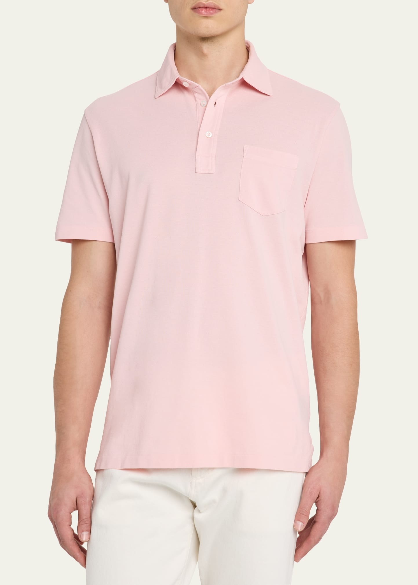 Men's Custom Slim Pique Polo Shirt - 4