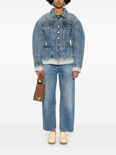 ULLA JOHNSON The Odette denim jacket outlook