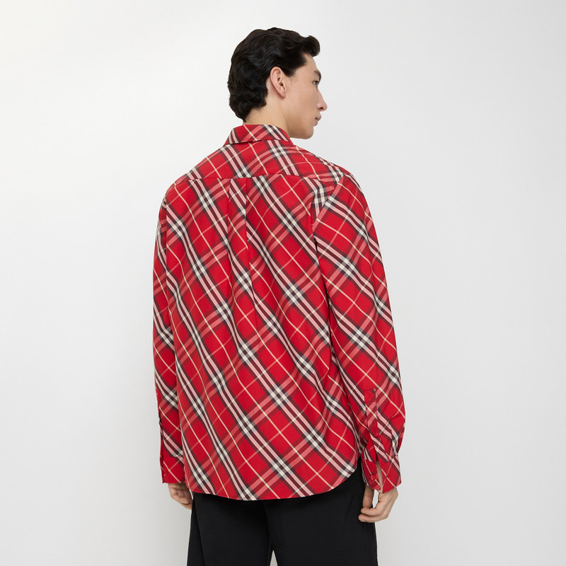Relaxed Fit Check Cotton Shirt 3