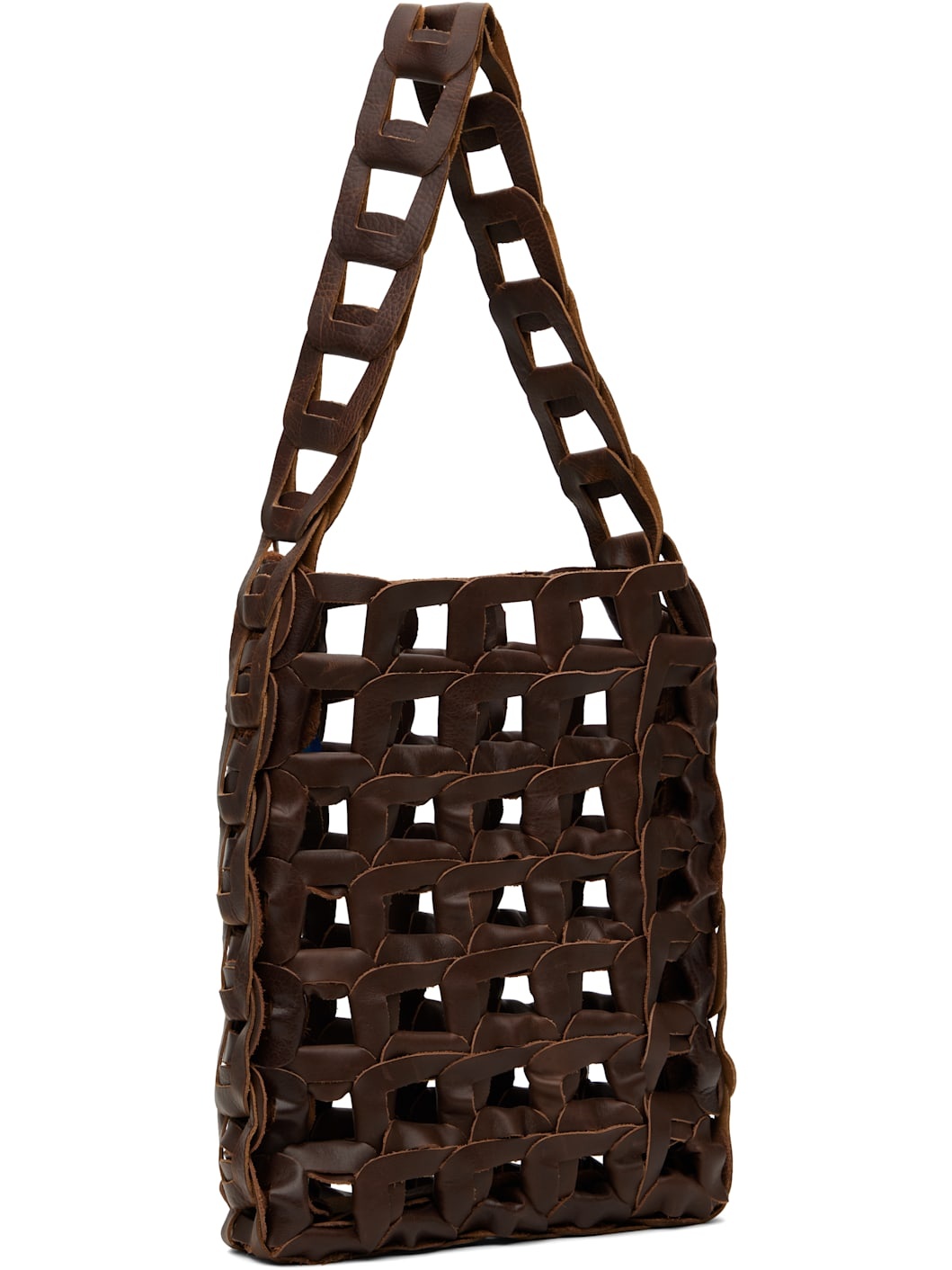 SSENSE Exclusive Brown Medium Links Tote - 3