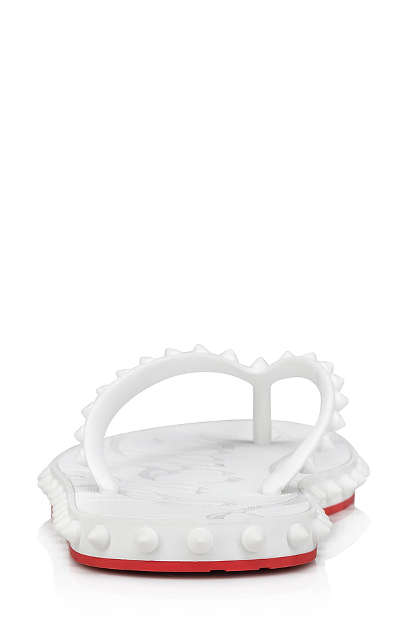 Christian Louboutin Super Loubi Flip Flop in White at Nordstrom - 2