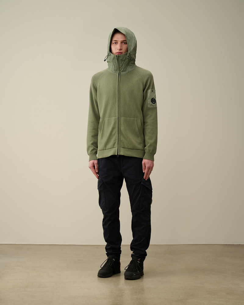 Cotton Mixed Hooded Knit 6