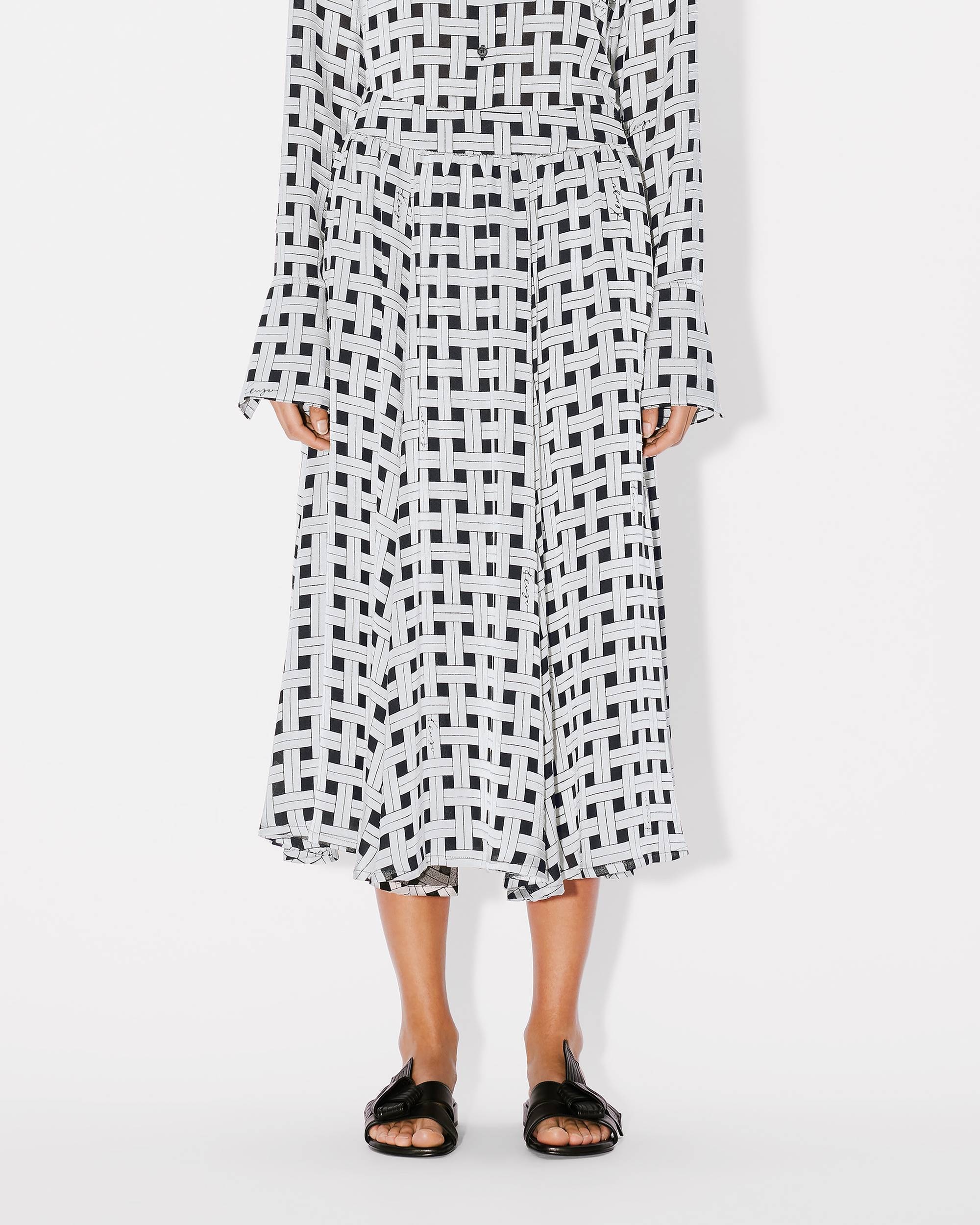'KENZO Weave' midi skirt - 4