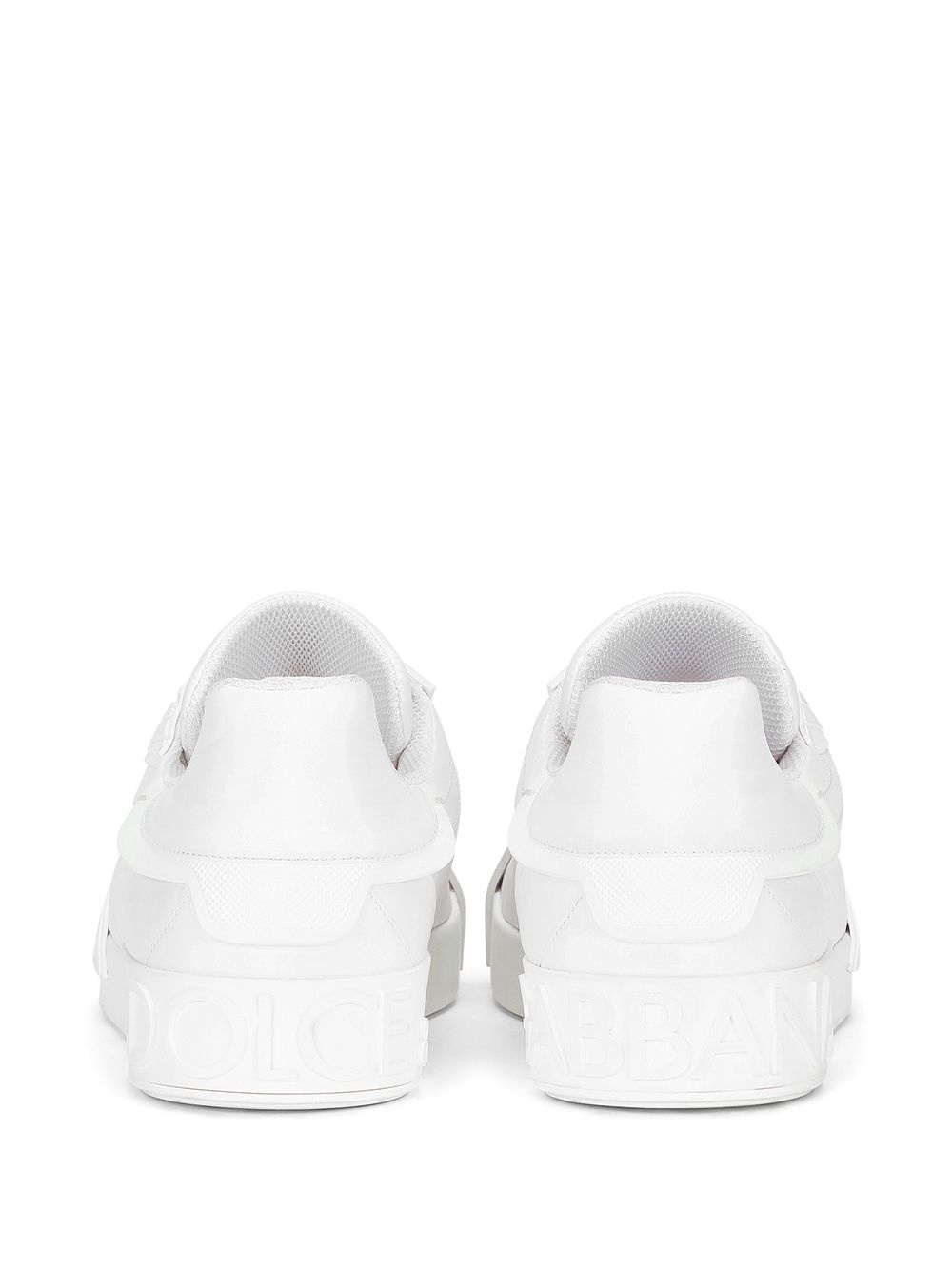 logo-print lace-up sneakers - 3