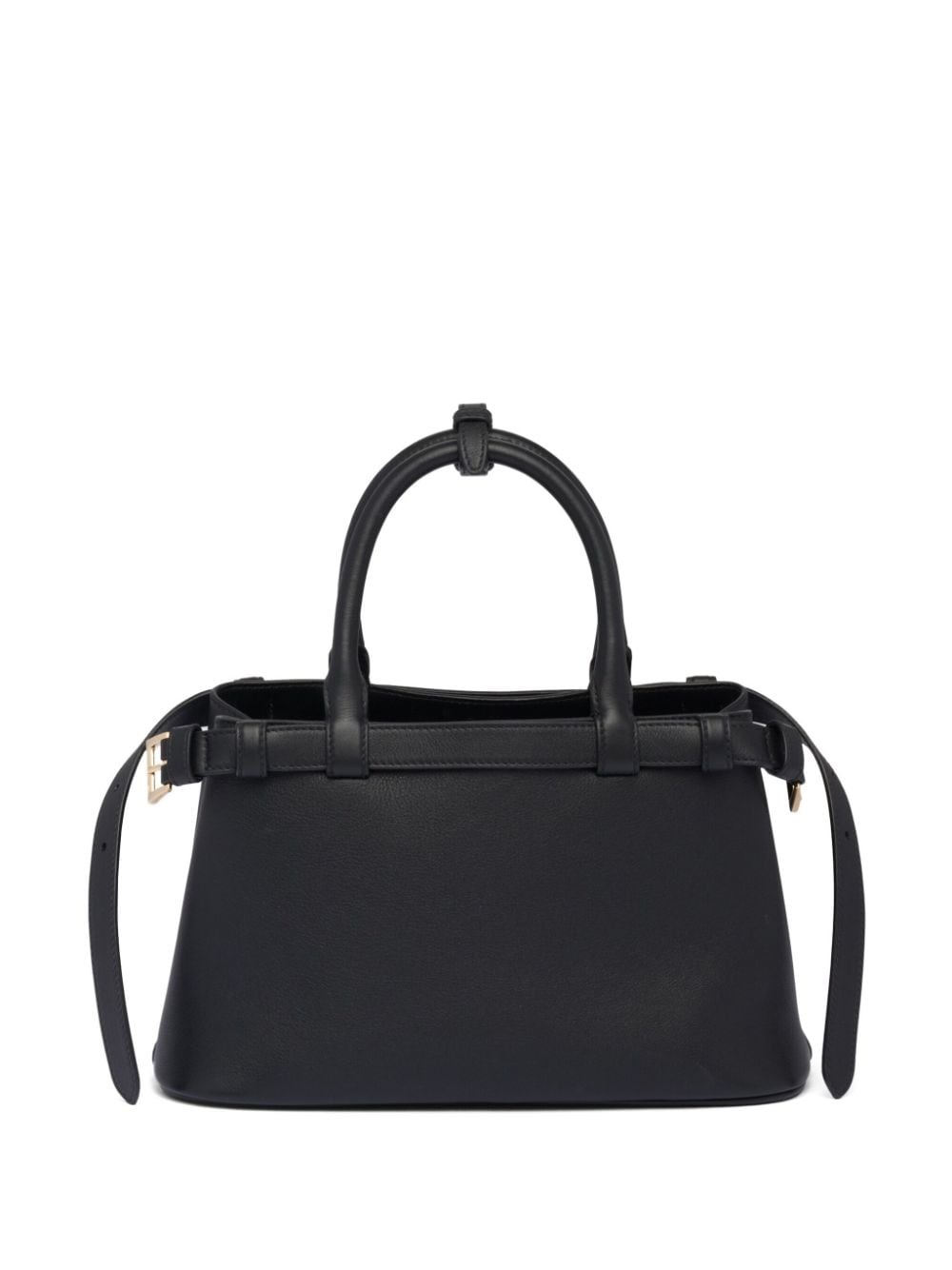 logo-lettering leather tote bag - 2