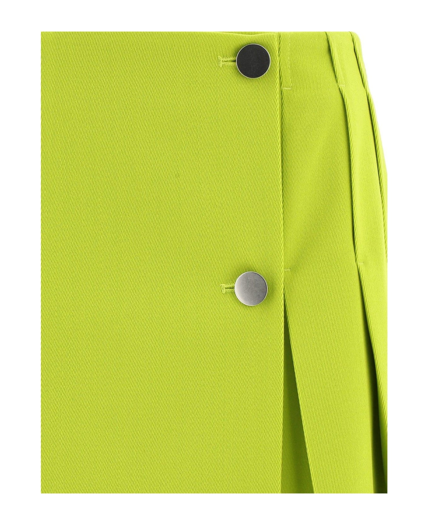 High Waist Pleated Mini Skirt - 4