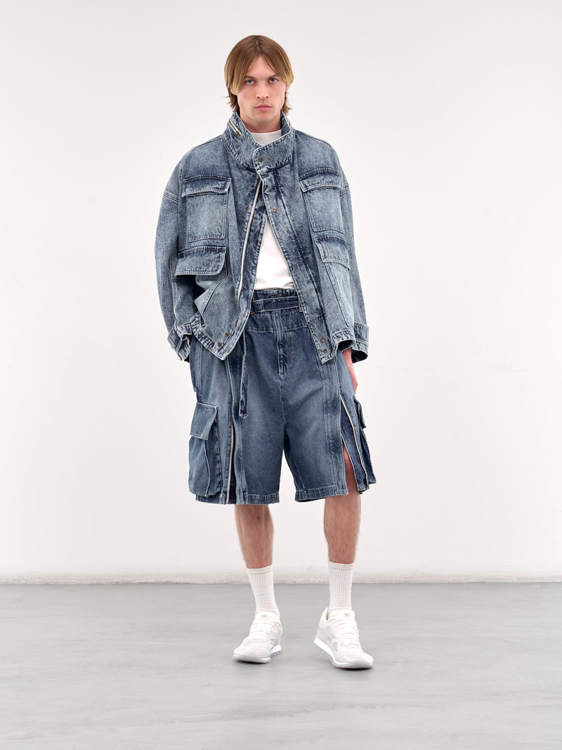 HED MAYNER Denim Utility Cargo Jacket outlook