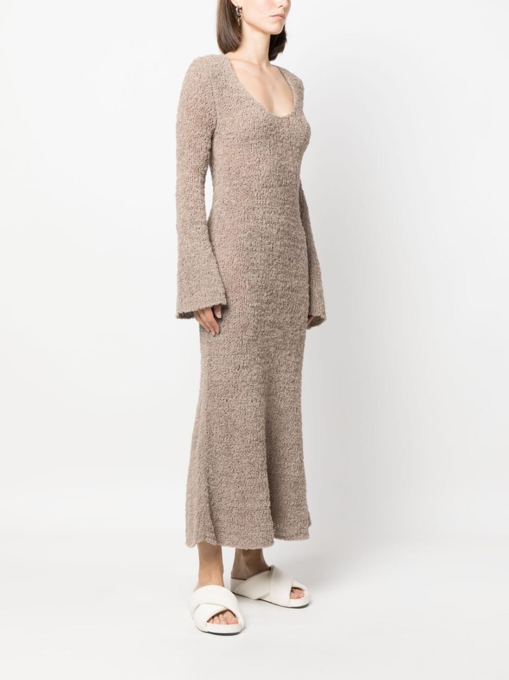 Paige open-knit maxi dress - 3