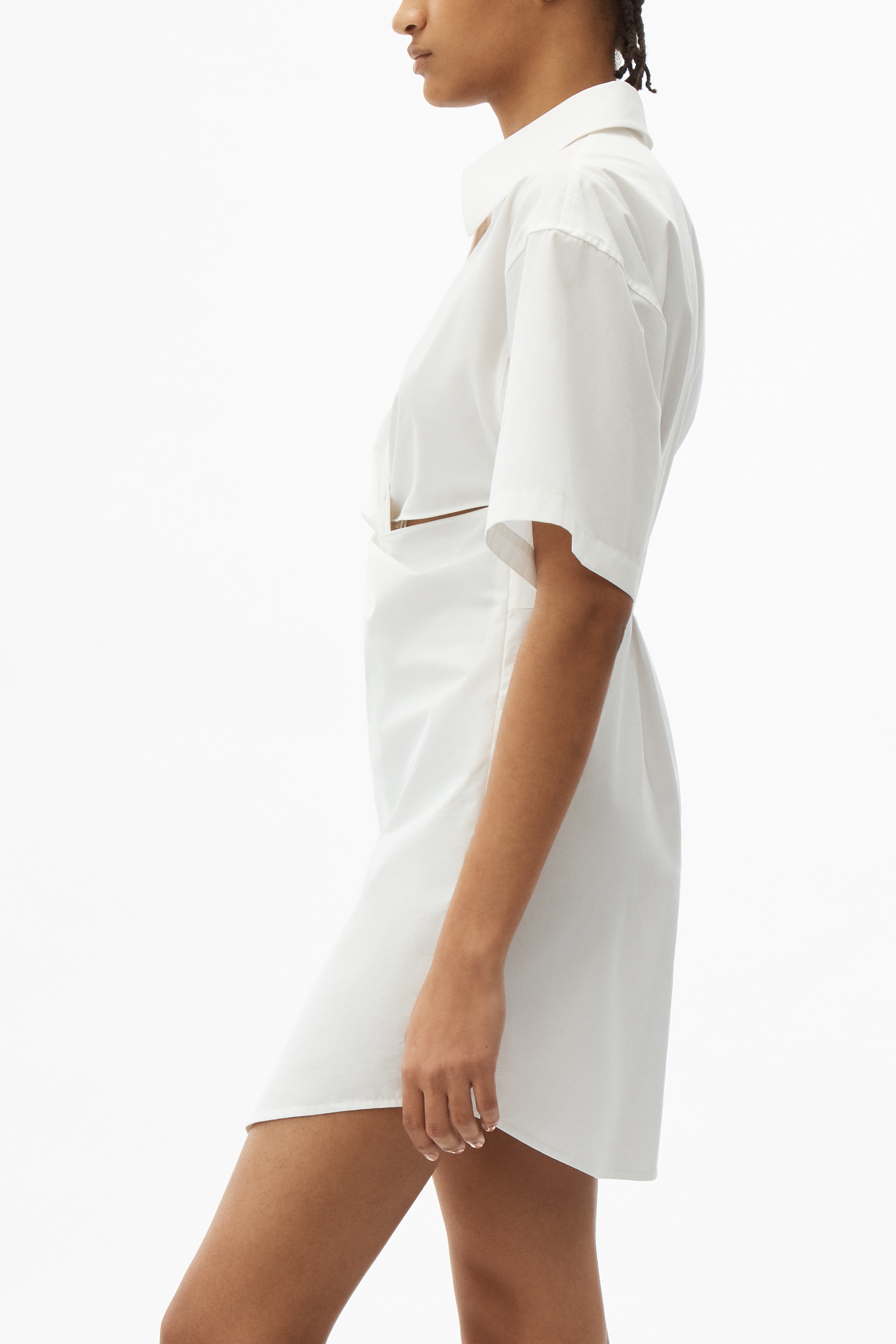 POPLIN MINI SHIRT DRESS - 3