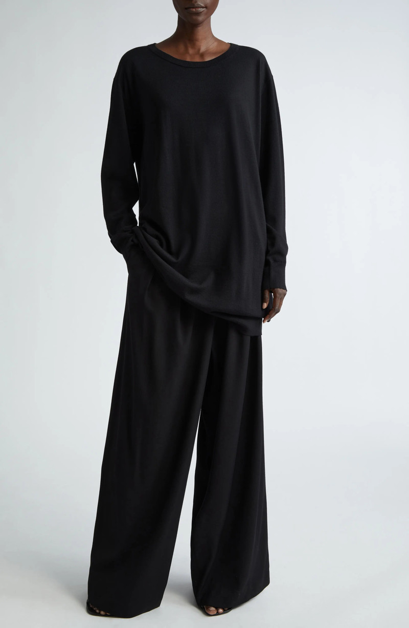 Dries Van Noten Tammy Elongated Wool Sweater outlook