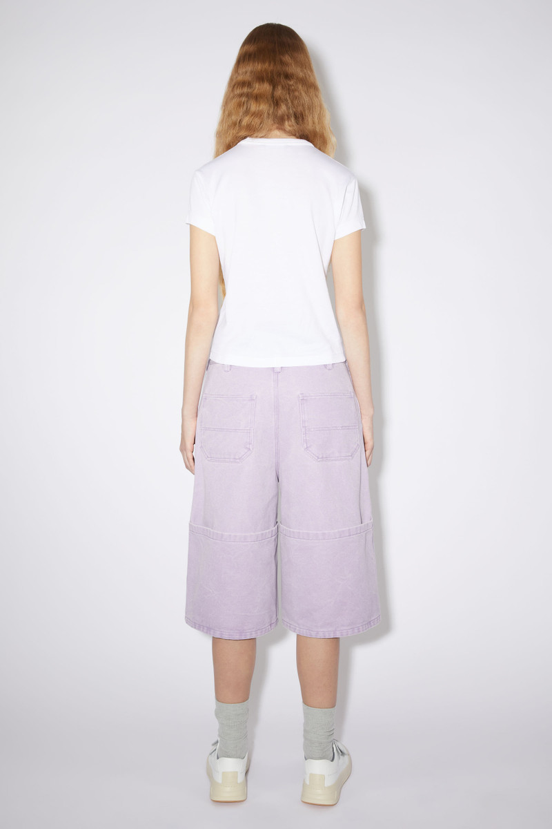 크루 넥 티셔츠 - Fitted fit - Optic White 3